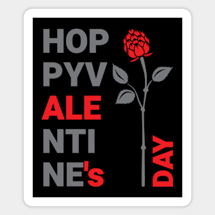 Hoppy Valentine's Day Magnet